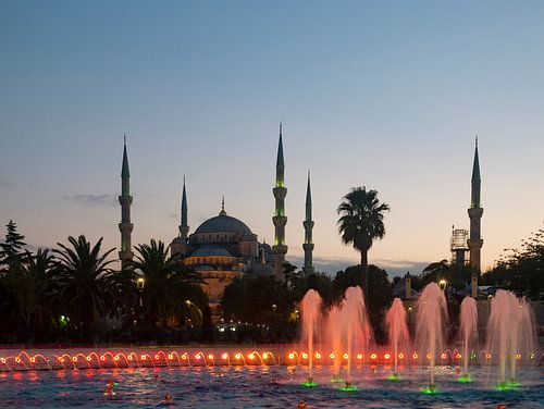 Blue Mosquein Istanbul Turkey