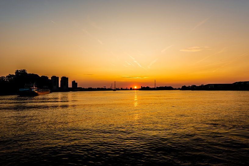 Sunset on the Great Rivers. by Brian Morgan