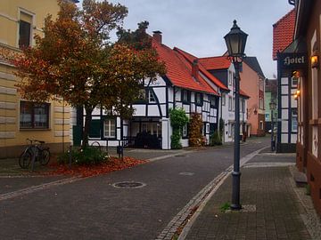 Oud dorp 1 van Edgar Schermaul