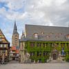 Welterbestadt Quedlinburg - Marktplatz mit Rathaus und Marktkirche St. Benedicti von t.ART