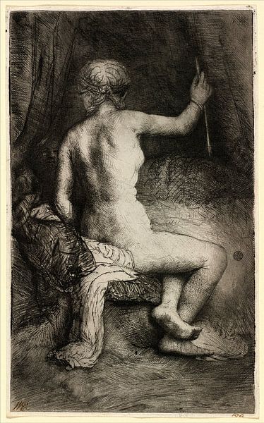 Rembrandt van Rijn, Frau mit dem Pfeil von Rembrandt van Rijn