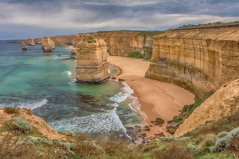 Twelve Apostles aan de Great Ocean Road in Australië van Corno van den Berg