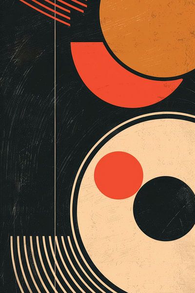 Abstract geometric harmony by Poster Art Shop