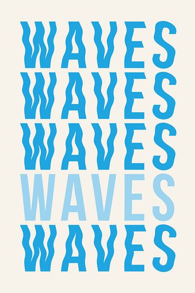 waves by Walljar