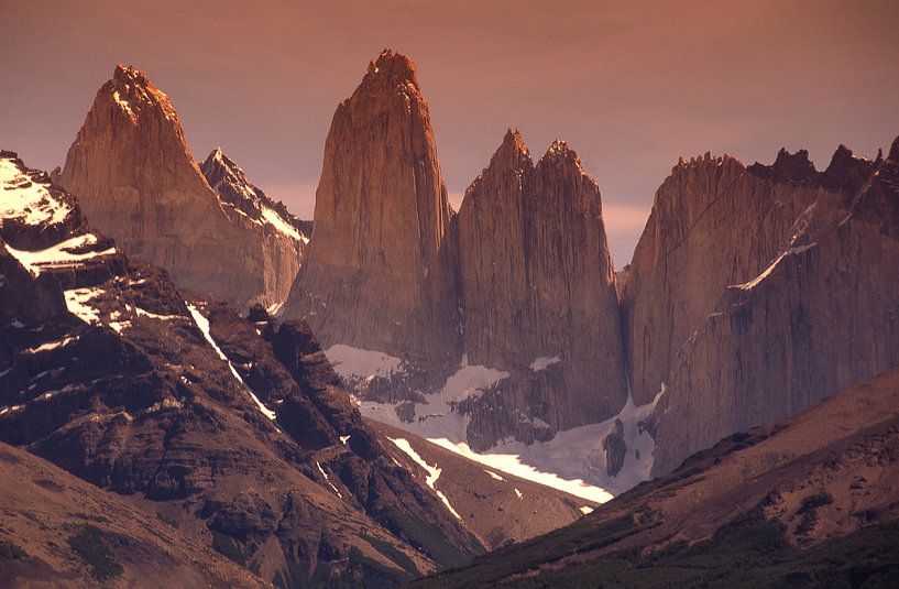 Torres del Paine, chilenisches Patagonien von Paul van Gaalen, natuurfotograaf