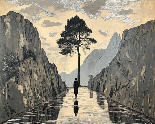 Solitude on Wet Stone