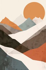 Mountain landscape in soft light by Poster Art Shop