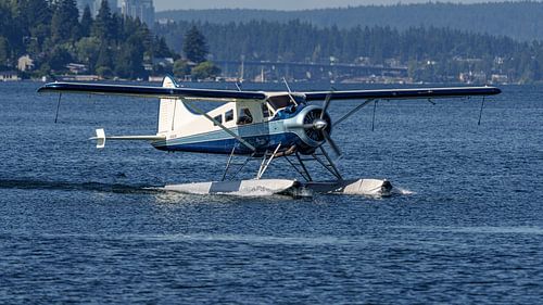 De Havilland Canada DHC-2 Beaver watervliegtuig.
