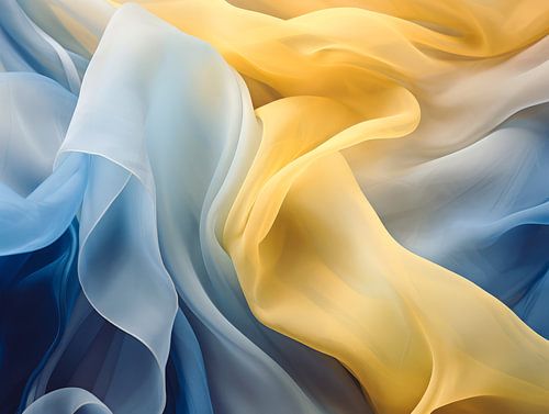 Dynamisch abstract schilderij