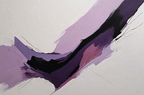 Paarse en roze minimalisme