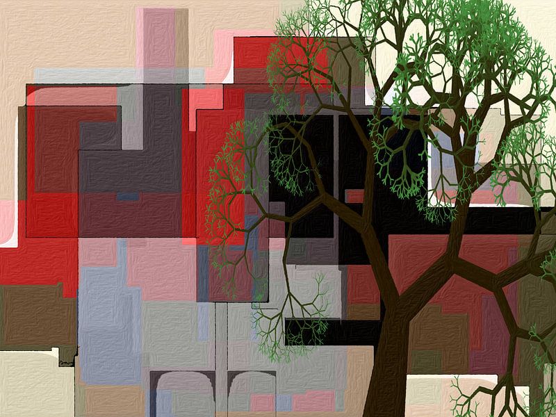 Ons dorp. (City-Art) van SydWyn Art