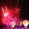 Heißluftballons mit Feuerwerksshow von Persfotografieholland