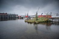 Radiostraat,havengebied Rotterdam van Daan Overkleeft thumbnail