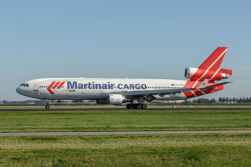 Take-off of a Martinair Cargo MD-11 (PH-MCP). by Jaap van den Berg