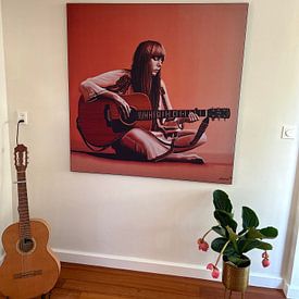 Customer photo: Joni Mitchell Painting by Paul Meijering, on artframe