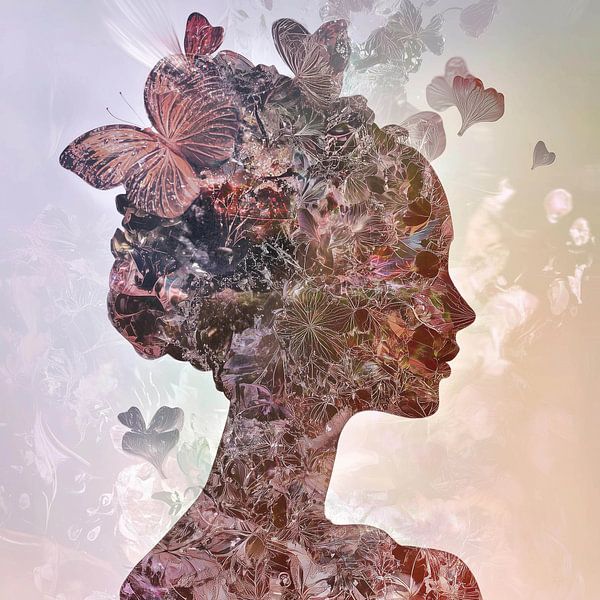 Butterflies of Thoughts by Color Square