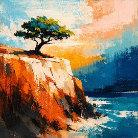 Tree on the edge of the cliff by ButterflyPix