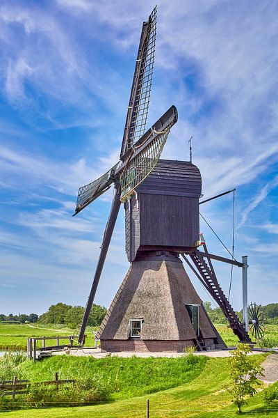 Woerdense Verlaat mit der Westveen-Mühle von eric van der eijk