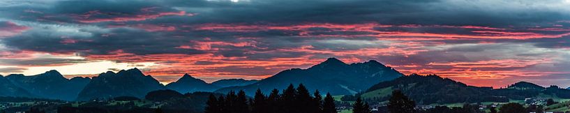 Sunset in the Allgäu by Georg Mussack