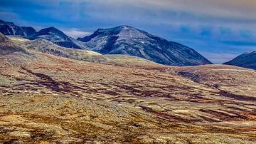 Autumn image of mountains. Norway. by Peter Jacek