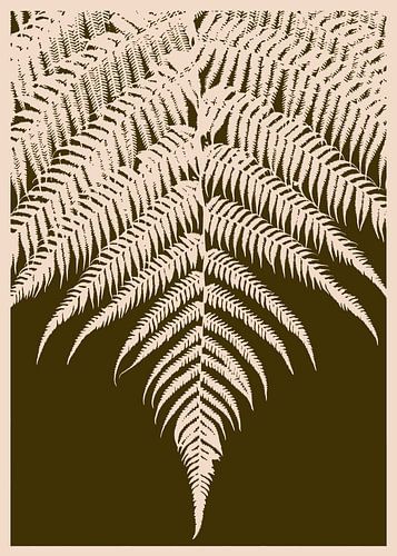 Varen blad Groen | Retro | Illustratie