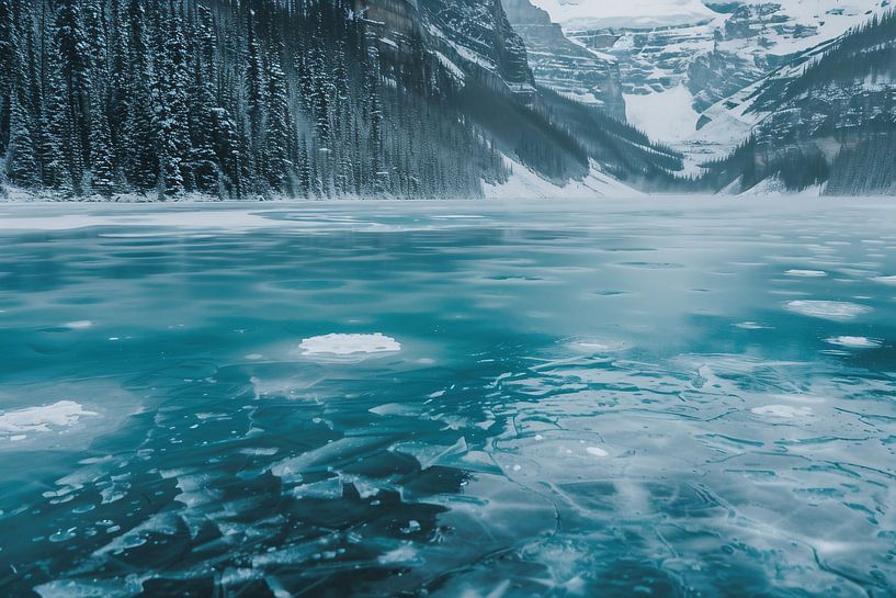IJzige stilte van fernlichtsicht
