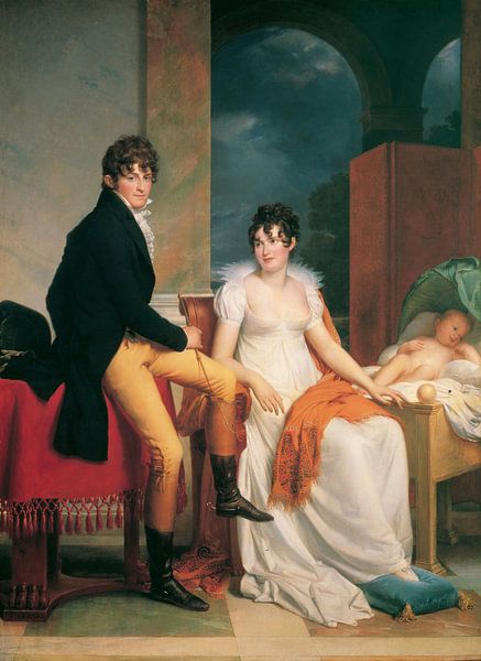 Le duc Moritz Christian Fries et sa famille, François Gérard par Des maîtres magistraux