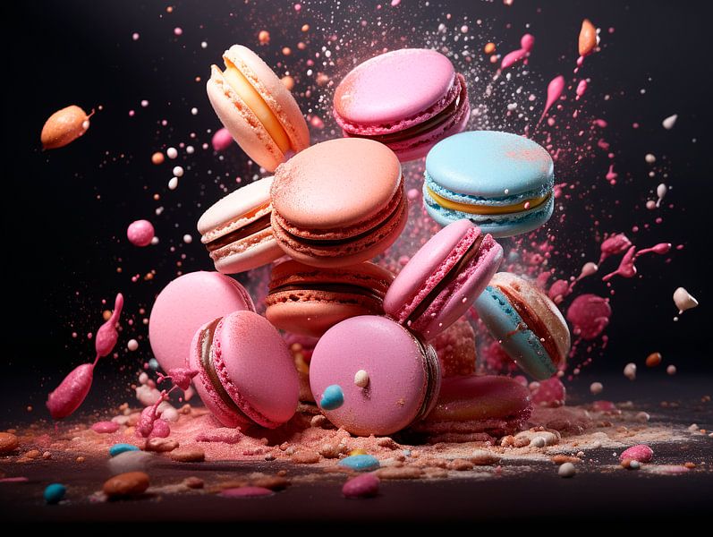 explosion macarons van Hetty Lamboo