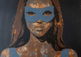 Masked Elegance in Decay by Wonderful Art