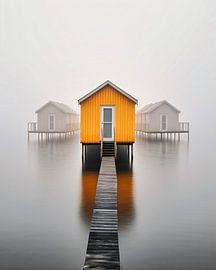 Hütten auf dem See