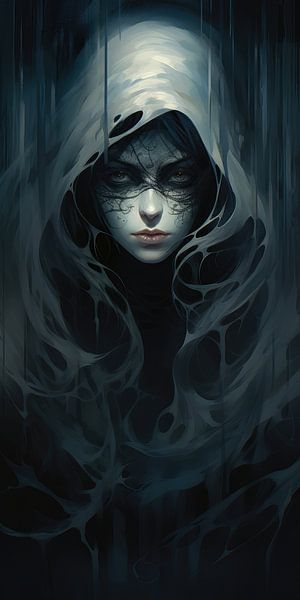 Halloween vampier look met mooie vrouw van Art Bizarre