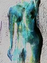 1. model woman blue / green by Alies werk thumbnail