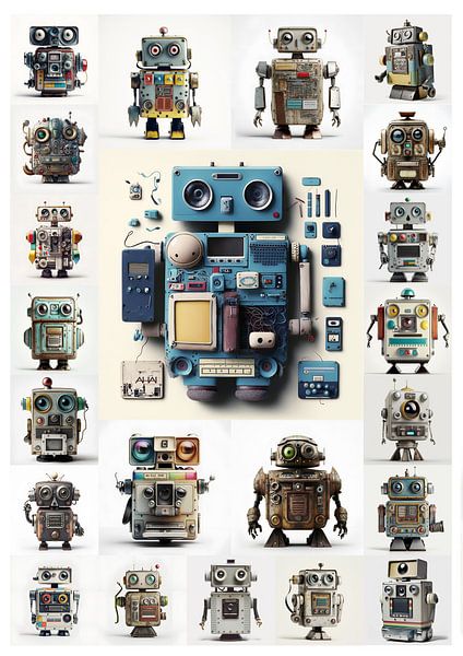 ROBOTS / VERZAMELD van AHAI depARTment