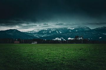 Uitzicht op de Alpen van Li-Bro