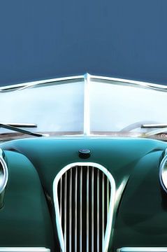 Voiture classique –  Oldtimer Jaguar MK la voiture de sport anglaise classique sur Jan Keteleer