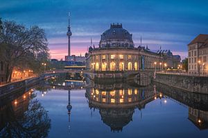 Le Bodemuseum à Berlin le matin