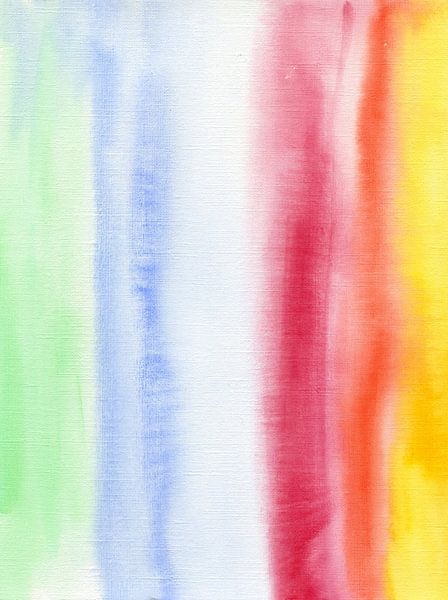 Stripes Aquarel von Esther  van den Dool