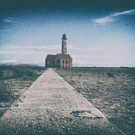 Vuurtoren Klein Curaçao - pad van Rene van Heerdt