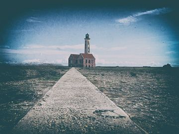 Lighthouse Klein Curacao - path by Rene van Heerdt