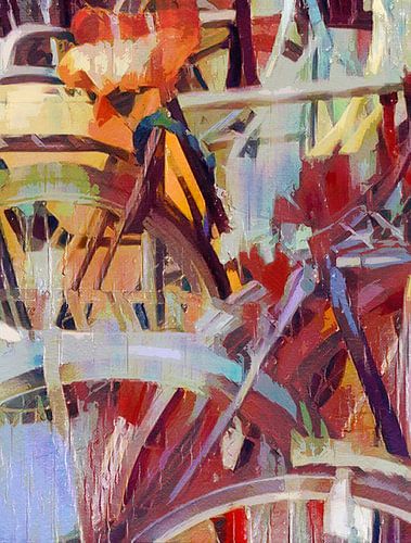 Amsterdam - Cycling on the canal