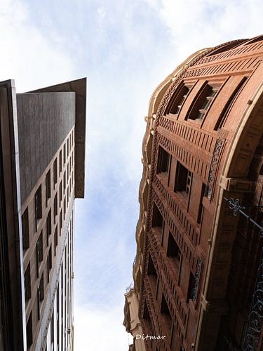 Abstract street view in Valencia