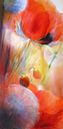 Poppies and dandelions____ by Annette Schmucker thumbnail