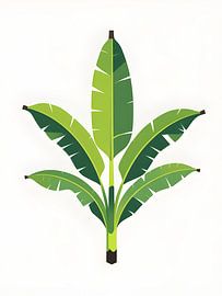 Tropisches Bananenblatt