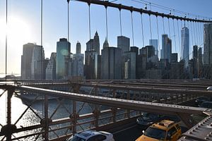 Skyline van Manhattan, New York van Kramers Photo