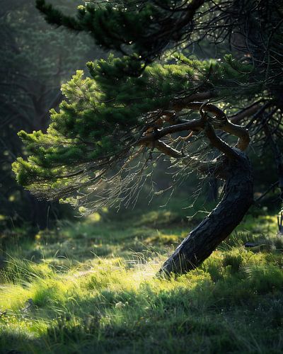 Summer idyll in the German forest