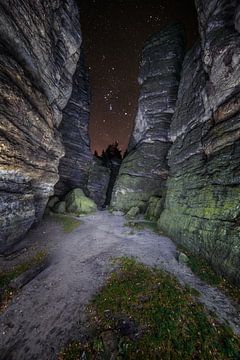 Sternenhimmel in der Sächsische Schweiz