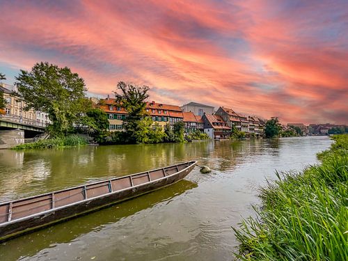 Klein Venetië in Bamberg aan de rivier de Regnitz