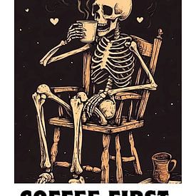 Coffee First, People Later by IamHome Studio