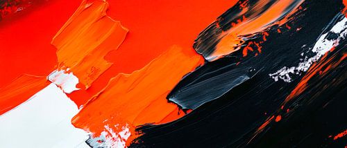 Abstracte kunst in felle kleuren