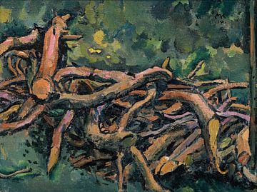 Koloman Moser, Holzstapel, 1914 von Atelier Liesjes